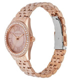  Shop Authentic Michael Kors Harlowe Three-Hand Rose Gold Dial Rose Gold Steel Strap Watch for Women - MK4845 - Luxxuri