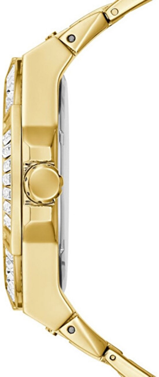  Shop Authentic Guess Zeus Diamonds Gold Dial Gold Steel Strap Watch for Men - GW0209G2 - Luxxuri
