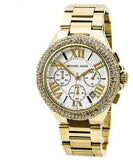  Shop Authentic Michael Kors Camille Silver Diamonds Dial Gold Steel Strap Watch for Women - MK5756 - Luxxuri