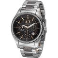  Shop Authentic Armani Exchange Chronograph Black Dial Silver Steel Strap Watch For Men - AX1093 - Luxxuri