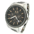  Shop Authentic Armani Exchange Chronograph Black Dial Silver Steel Strap Watch For Men - AX1093 - Luxxuri