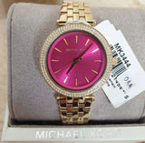  Shop Authentic Michael Kors Darci Pink Dial Gold Steel Strap Watch for Women - MK3444 - Luxxuri