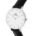  Shop Authentic Daniel Wellington Classic Petite Sheffield White Dial Black Leather Strap Watch For Women - DW00100186 - Luxxuri