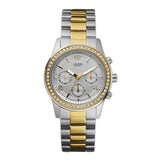  Shop Authentic Guess Mini Spectrum Analog Silver Dial Two Tone Steel Strap Watch For Women - W0122L2 - Luxxuri