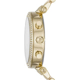  Shop Authentic Michael Kors Parker Chronograph Gold Dial Gold Steel Strap Watch For Women - MK6831 - Luxxuri