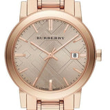  Shop Authentic Burberry The City Rose Gold Dial Rose Gold Steel Strap Watch for Women - BU9135 - Luxxuri
