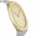  Shop Authentic Gucci 25H Quartz Gold Dial Silver Steel Strap Watch for Women - YA163403 - Luxxuri