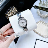  Shop Authentic Gucci G Timeless Mother of Pearl Dial Silver Steel Strap Watch For Women - YA126543 - Luxxuri