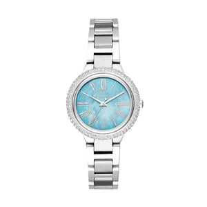  Shop Authentic Michael Kors Taryn Quartz Blue Dial Blue Steel Strap Watch For Women - MK6563 - Luxxuri