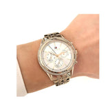  Shop Authentic Tommy Hilfiger Ari Diamonds Silver Dial Rose Gold Steel Strap Watch for Women - 1781978 - Luxxuri