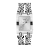  Shop Authentic Guess Mod Heavy Metal Silver Dial Silver Steel Strap Watch For Women - W1117L1 - Luxxuri