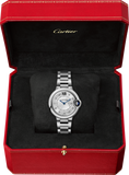  Shop Authentic Cartier Ballon Bleu De Cartier Diamonds Silver Dial Silver Steel Strap Watch for Women - W4BB0022 - Luxxuri