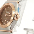  Shop Authentic Omega Constellation Quartz Brown Dial Silver Steel Strap Watch for Women - 131.20.25.60.13.001 - Luxxuri