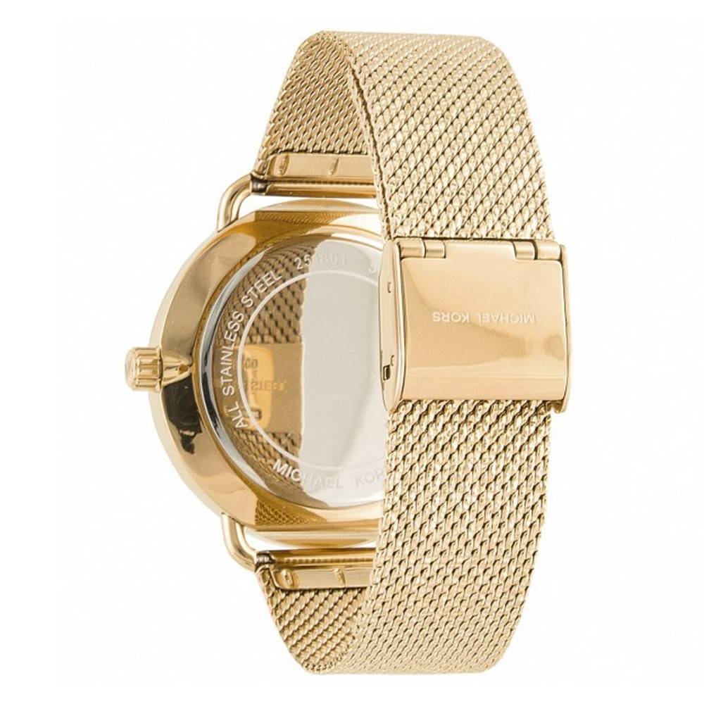  Shop Authentic Michael Kors Portia Gold Dial Gold Mesh Bracelet Watch for Women - MK3844 - Luxxuri