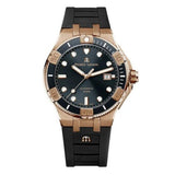  Shop Authentic Maurice Lacroix Aikon Venturer Black Dial Black Rubber Strap Watch For Men - AI6058-BRZ0B-330-2 - Luxxuri
