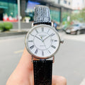  Shop Authentic Longines Presence 38.5mm Automatic White Dial Black Leather Strap Watch for Men - L4.921.4.11.2 - Luxxuri
