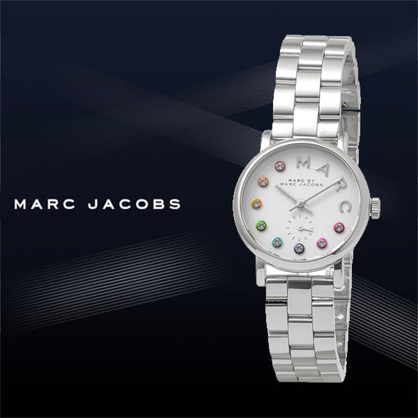  Shop Authentic Marc Jacobs Baker Dexter White Dial Silver Steel Strap Watch for Women - MBM3423 - Luxxuri