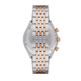  Shop Authentic Emporio Armani Zeta Chronograph Quartz White Dial Two Tone Steel Strap Watch For Men - AR1998 - Luxxuri