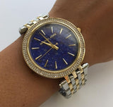  Shop Authentic Michael Kors Darci Quartz Blue Dial Two Tone Steel Strap Watch For Women - MK3401 - Luxxuri