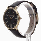  Shop Authentic Michael Kors Pyper Black Dial Black Leather Strap Watch For Women - MK2747 - Luxxuri