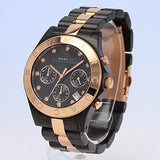 Shop Authentic Marc Jacobs Blade Chronograph Grey Dial Two Tone Steel Strap Watch for Women - MBM3180 - Luxxuri