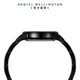  Shop Authentic Daniel Wellington Iconic Link Ceramic Black Dial Black Steel Strap Watch For Women - DW00100414 - Luxxuri
