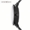  Shop Authentic Emporio Armani Meccanico Automatic Black Dial Black Steel Strap Watch For Men - AR60054 - Luxxuri
