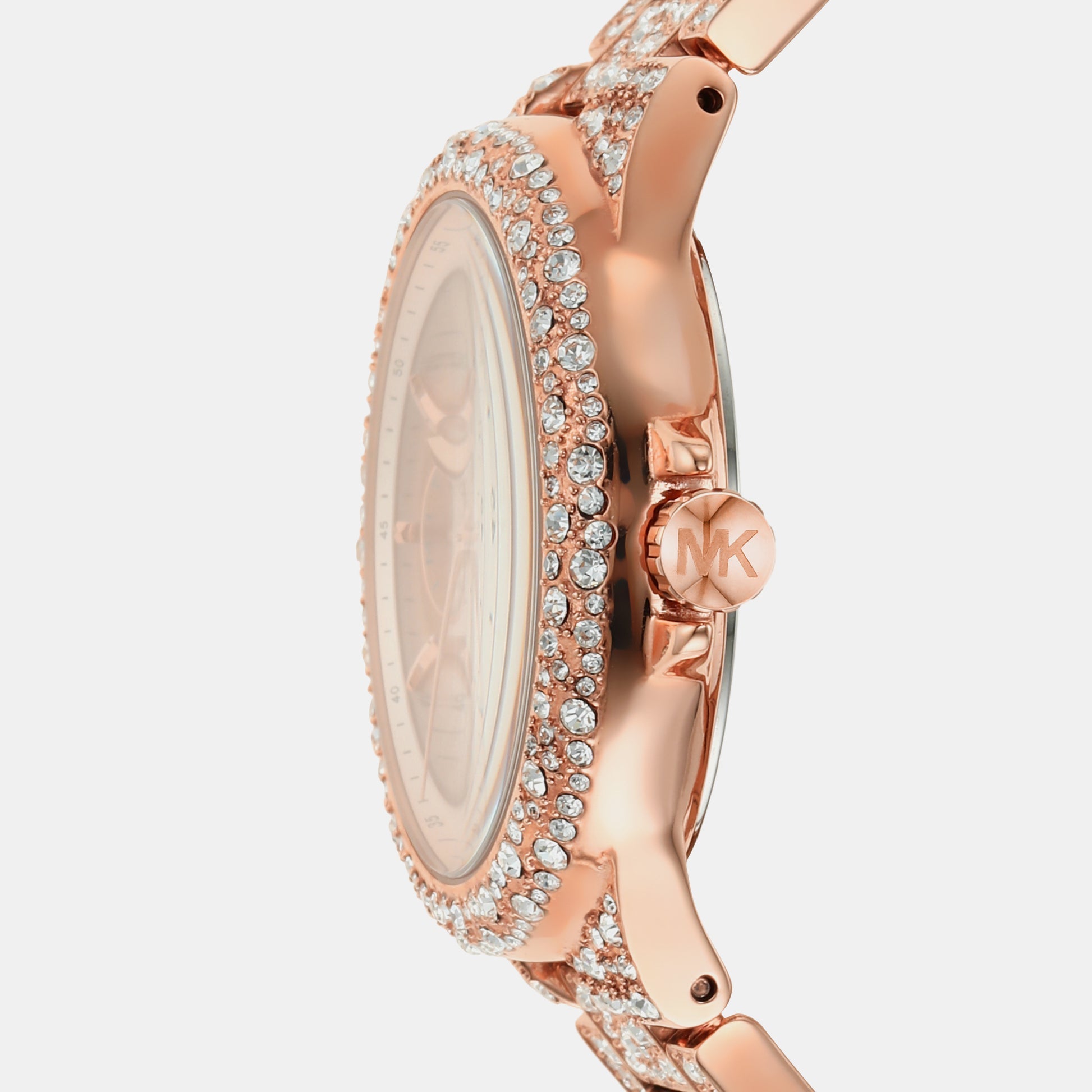  Shop Authentic Michael Kors Camille Multifunctional Crystals Rose Gold Dial Rose Gold Steel Strap Watch for Women - MK6961 - Luxxuri