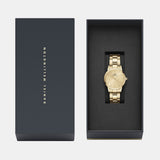  Shop Authentic Daniel Wellington Iconic Link Unitone Gold Dial Gold Steel Strap Watch For Women - DW00100403 - Luxxuri