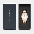  Shop Authentic Daniel Wellington Iconic Link White Dial Gold Steel Strap Watch For Men - DW00100343 - Luxxuri