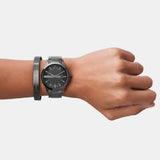  Shop Authentic Armani Exchange Hampton Black Dial Black Steel Strap Watch For Men - AX7101 - Luxxuri