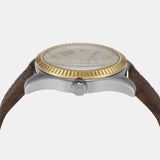  Shop Authentic Michael Kors Lexington Silver Dial Brown Leather Strap Watch For Women - MK4745 - Luxxuri