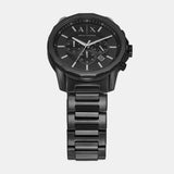  Shop Authentic Armani Exchange Drexler Chronograph Black Dial Black Steel Strap Watch For Men - AX2639 - Luxxuri