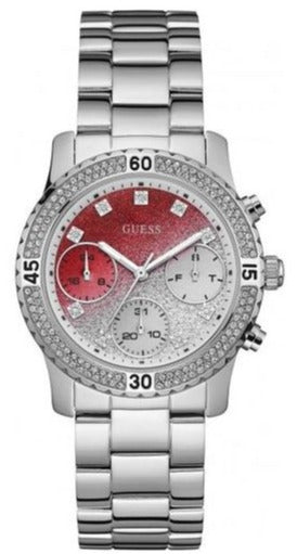  Shop Authentic Guess Confetti Diamonds Silver Dial Silver Steel Strap Watch for Women - W0774L7 - Luxxuri