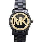  Shop Authentic Michael Kors Runway Black Dial Black Steel Strap Watch for Women - MK6057 - Luxxuri