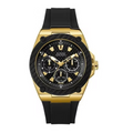  Shop Authentic Guess Legacy Black Dial Black Rubber Strap Watch for Men - W1049G5 - Luxxuri