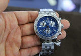  Shop Authentic Tissot T Sport PRS 200 Chronograph Blue Dial Silver Steel Strap Watch For Men - T067.417.11.041.00 - Luxxuri