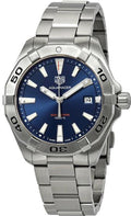  Shop Authentic Tag Heuer Aquaracer Blue Dial Silver Steel Strap Watch for Men - WBD1112.BA0928 - Luxxuri