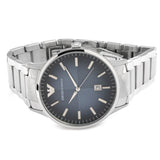  Shop Authentic Emporio Armani Renato Blue Dial Silver Steel Strap Watch For Men - AR2472 - Luxxuri