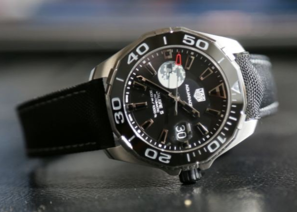 Tag Heuer Aquaracer Moon Black Dial Watch for Men - WAY201J.FC6370