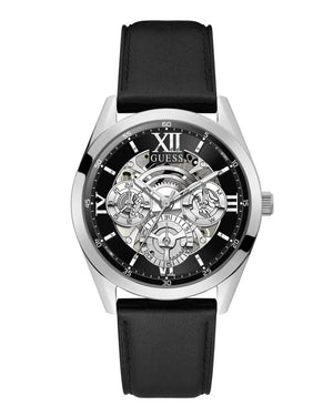  Shop Authentic Guess Tailor Multifunction Black Dial Black Leather Strap Watch for Men - GW0389G1 - Luxxuri