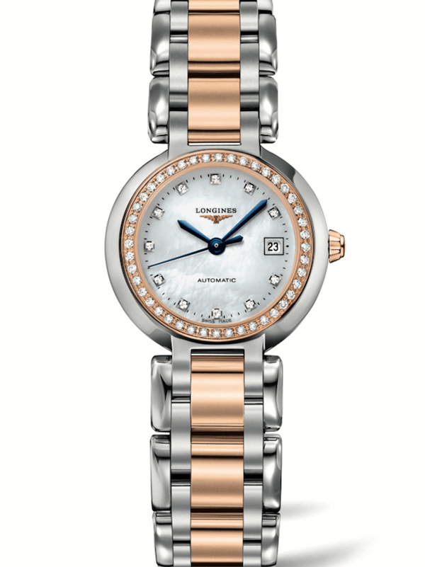  Shop Authentic Longines PrimaLuna Automatic Diamond 26.5mm Watch for Women - L8.111.5.89.6 - Luxxuri