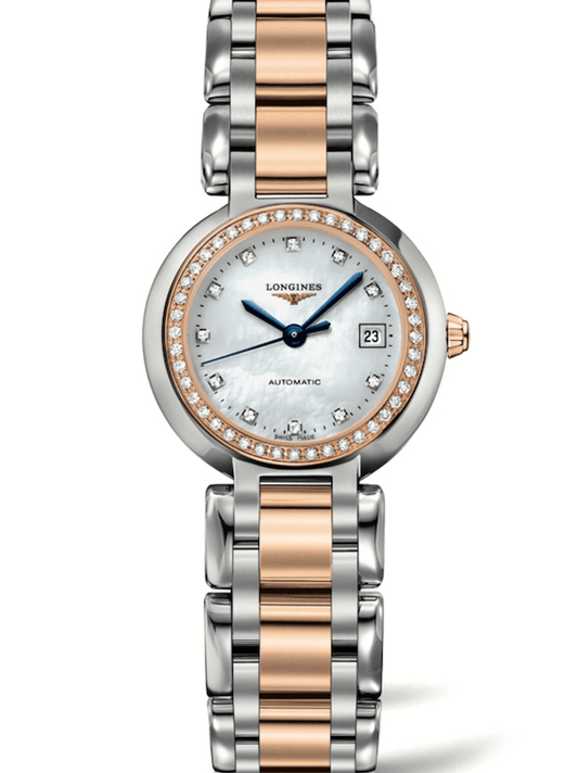  Shop Authentic Longines PrimaLuna Automatic Diamond 26.5mm Watch for Women - L8.111.5.89.6 - Luxxuri