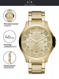  Shop Authentic Armani Exchange Hampton Chronograph Gold Dial Gold Steel Strap Watch For Men - AX2415 - Luxxuri