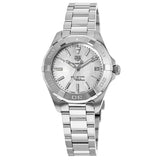  Shop Authentic Tag Heuer Aquaracer White Mother of Pearl Dial Silver Steel Strap Watch for Women - WBD1311.BA0740 - Luxxuri