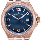  Shop Authentic Maurice Lacroix Aikon Limited Edition Blue Dial Blue Leather Strap Watch For Men - AI6008-BRZ01-420-1 - Luxxuri