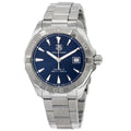  Shop Authentic Tag Heuer Aquaracer Automatic Blue Dial Silver Steel Strap Watch for Men - WAY2112.BA0928 - Luxxuri
