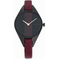  Shop Authentic Calvin Klein Rebel Red Black Dial Red Leather Strap Watch for Women - K8P237U1 - Luxxuri