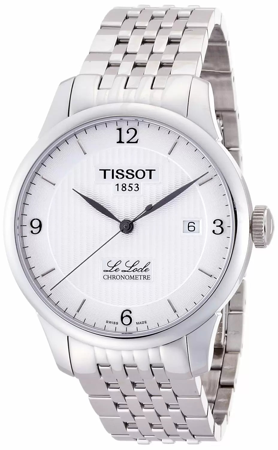  Shop Authentic Tissot Le Locle Automatic Cosc White Dial Silver Steel Strap Watch For Men - T006.408.11.037.00 - Luxxuri