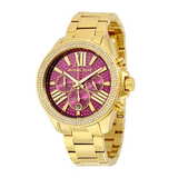  Shop Authentic Michael Kors Wren Purple Dial Gold Steel Strap Watch for Women - MK6290 - Luxxuri